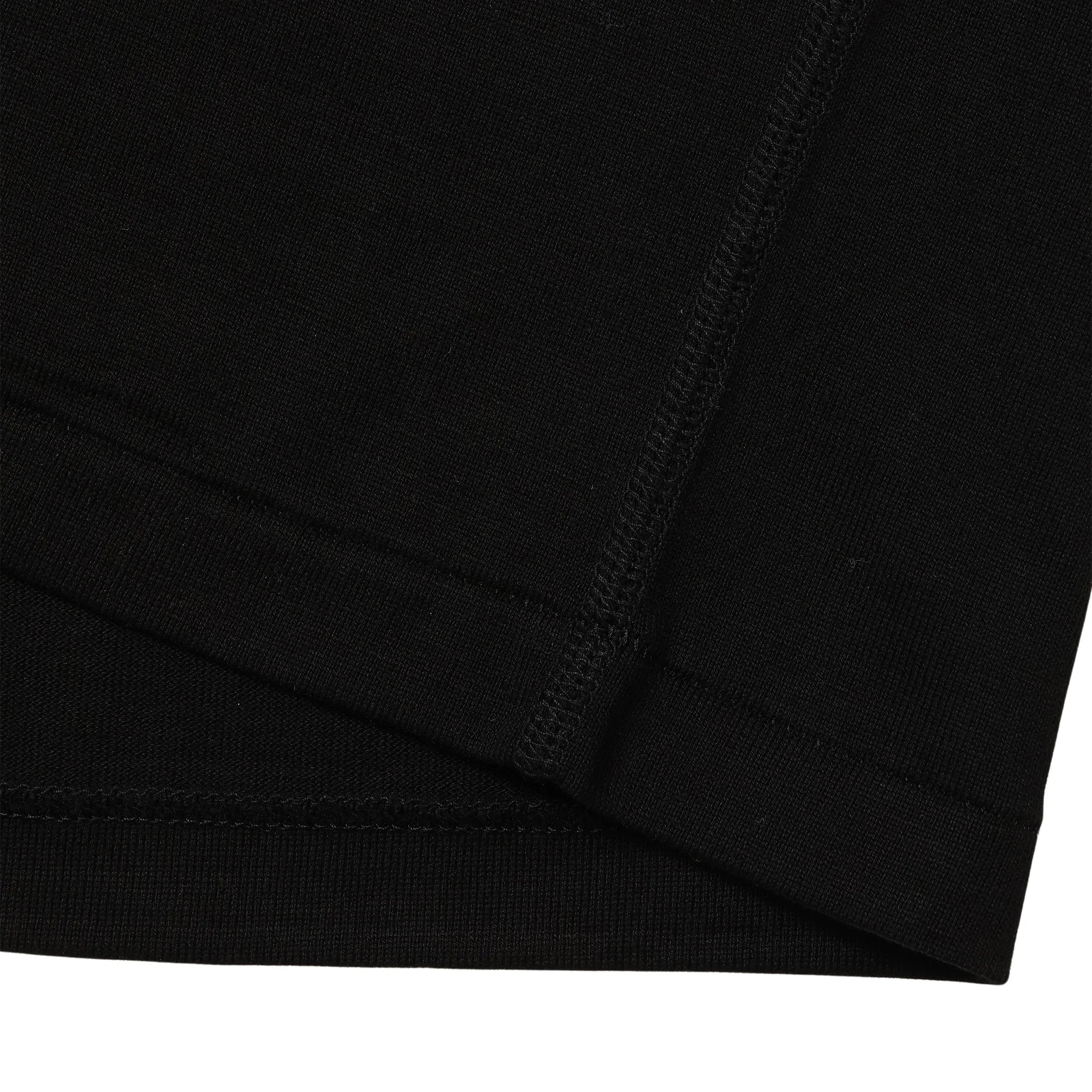 Crewneck T-shirt - Ultimate Pima Tsuriami - Black by Wonder Looper