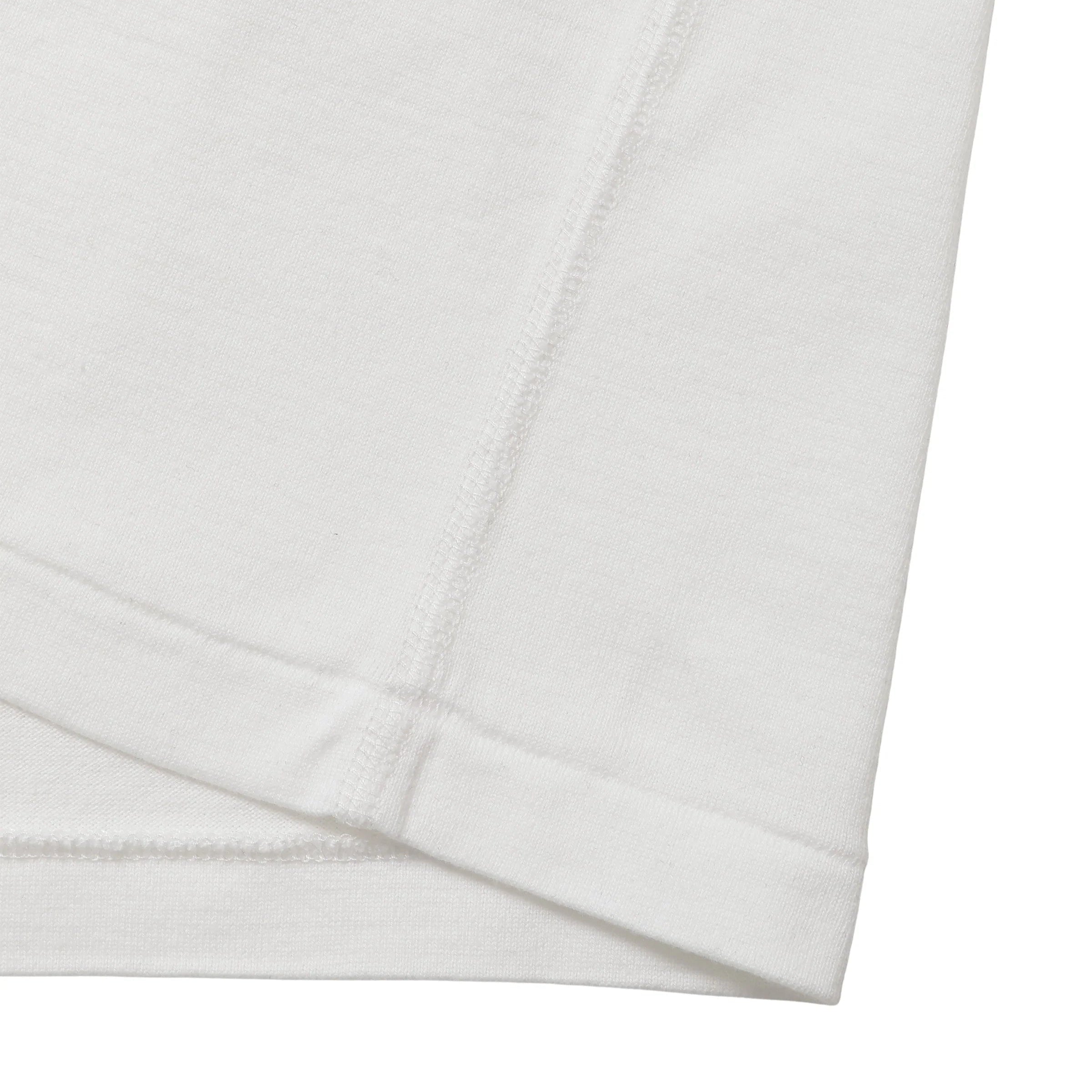 Crewneck T-shirt - Ultimate Pima Tsuriami - White by Wonder Looper