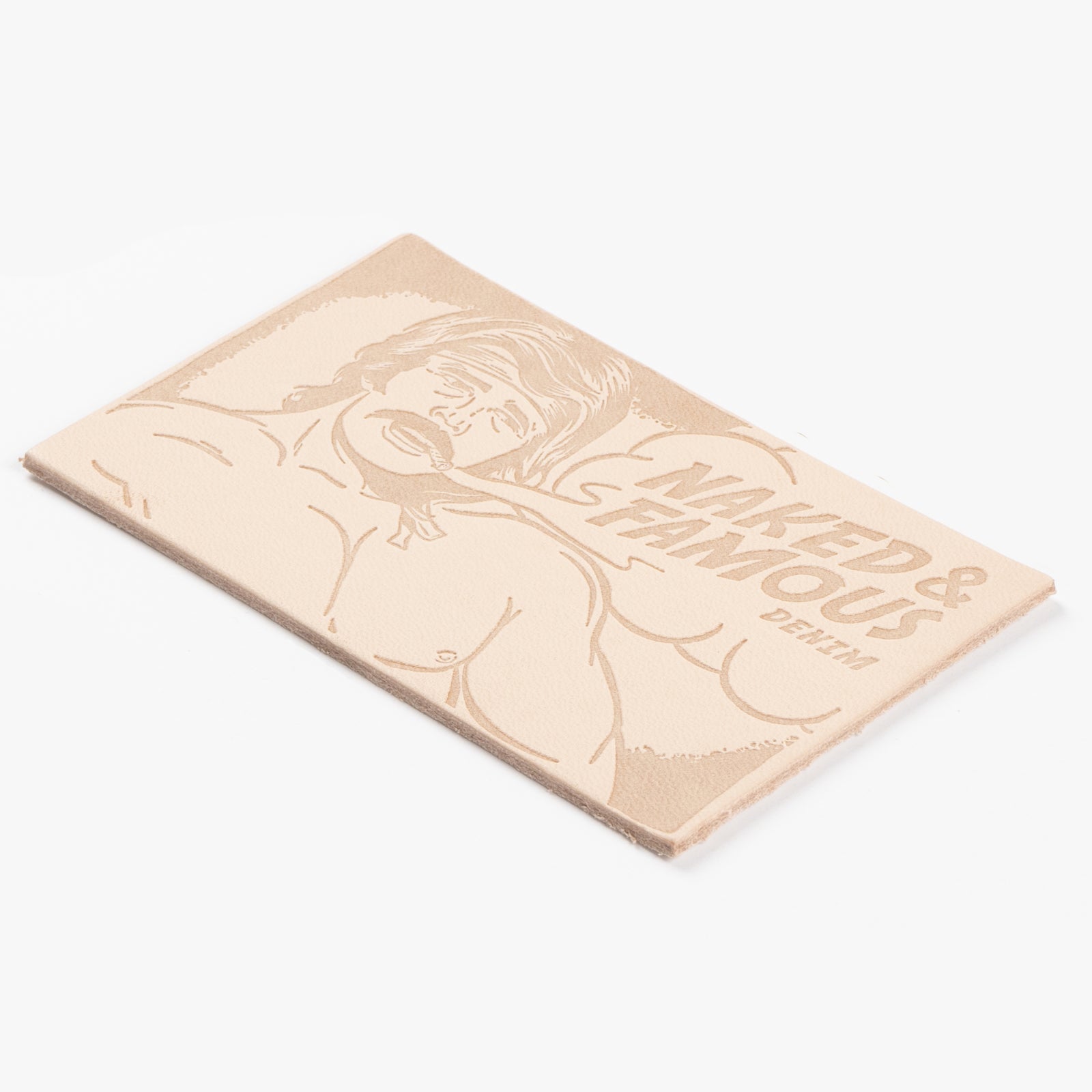 Brute Leather Patch - 10oz Natural Veg Tan by Naked & Famous Denim