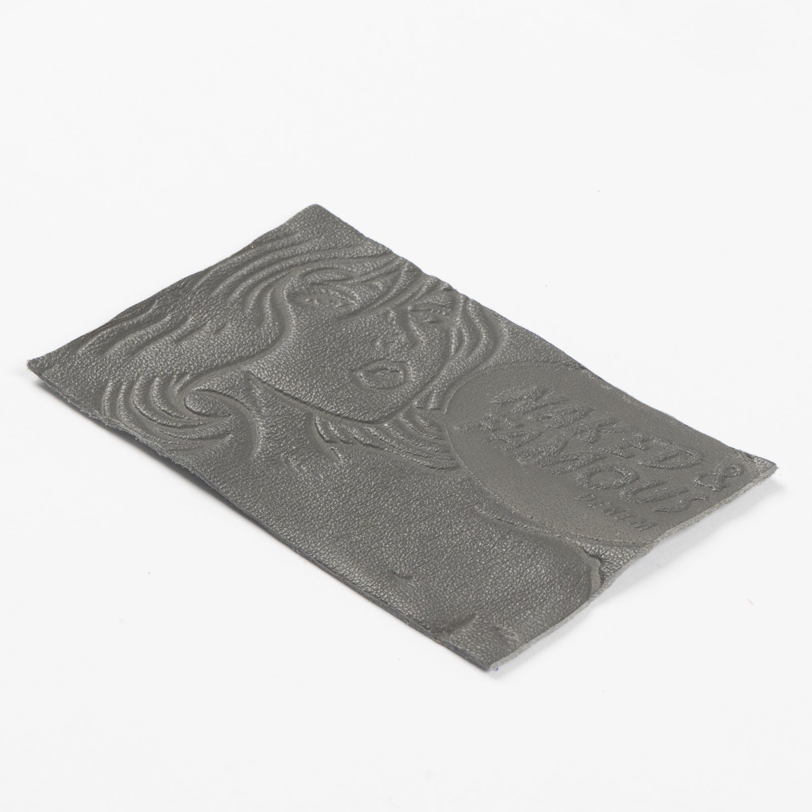 Tragic Blond Leather Patch - Grey Lambskin by Naked & Famous Denim