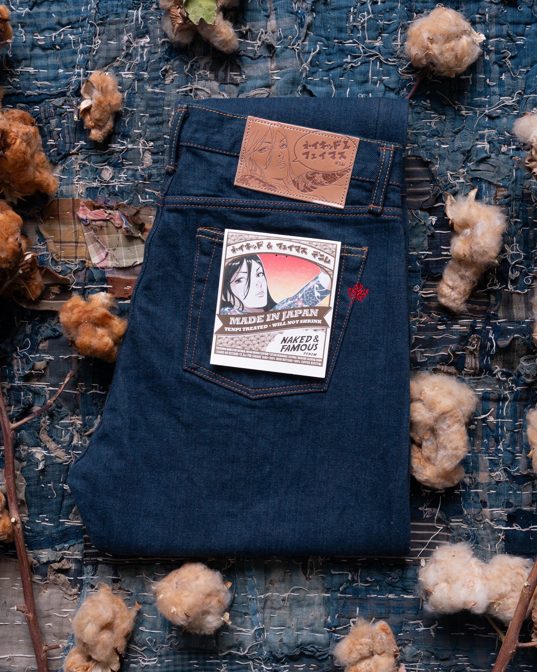 MIJ17 Chairo No Kitsune Selvedge