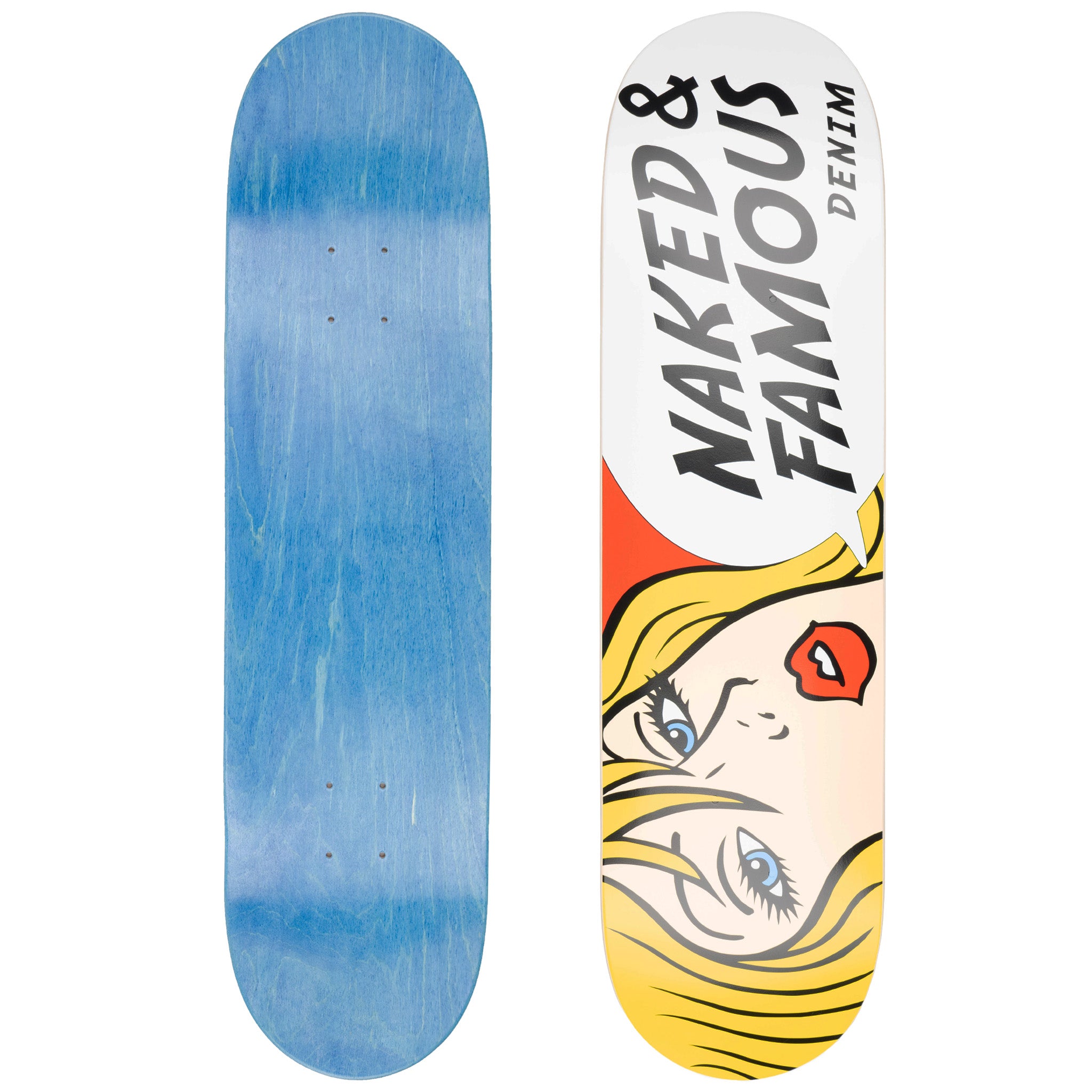 Skateboard Deck - Tragic Blond - Made in Canada by Naked & Famous Denim