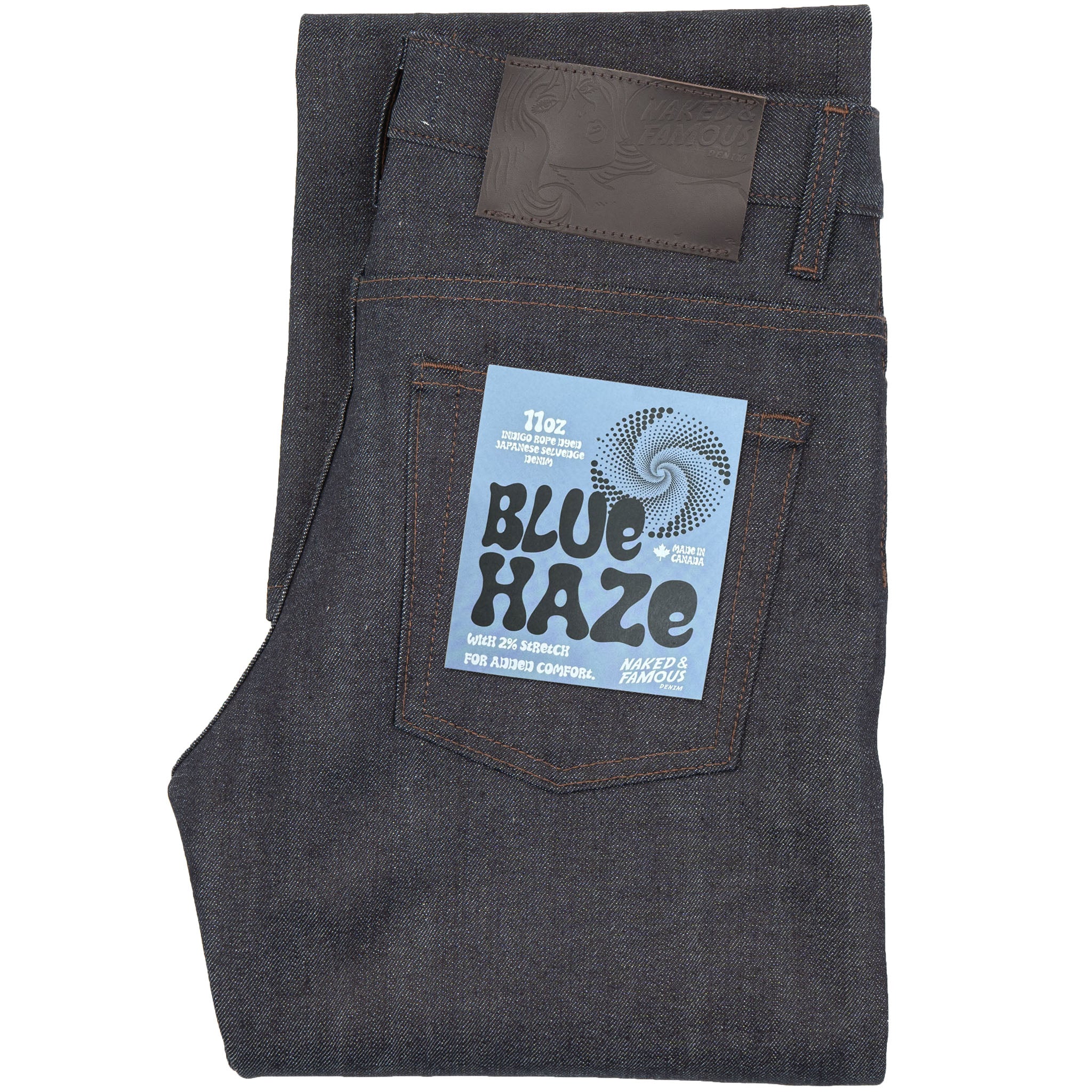 Groovy Guy - Blue Haze Stretch Selvedge - Indigo by Naked & Famous Denim