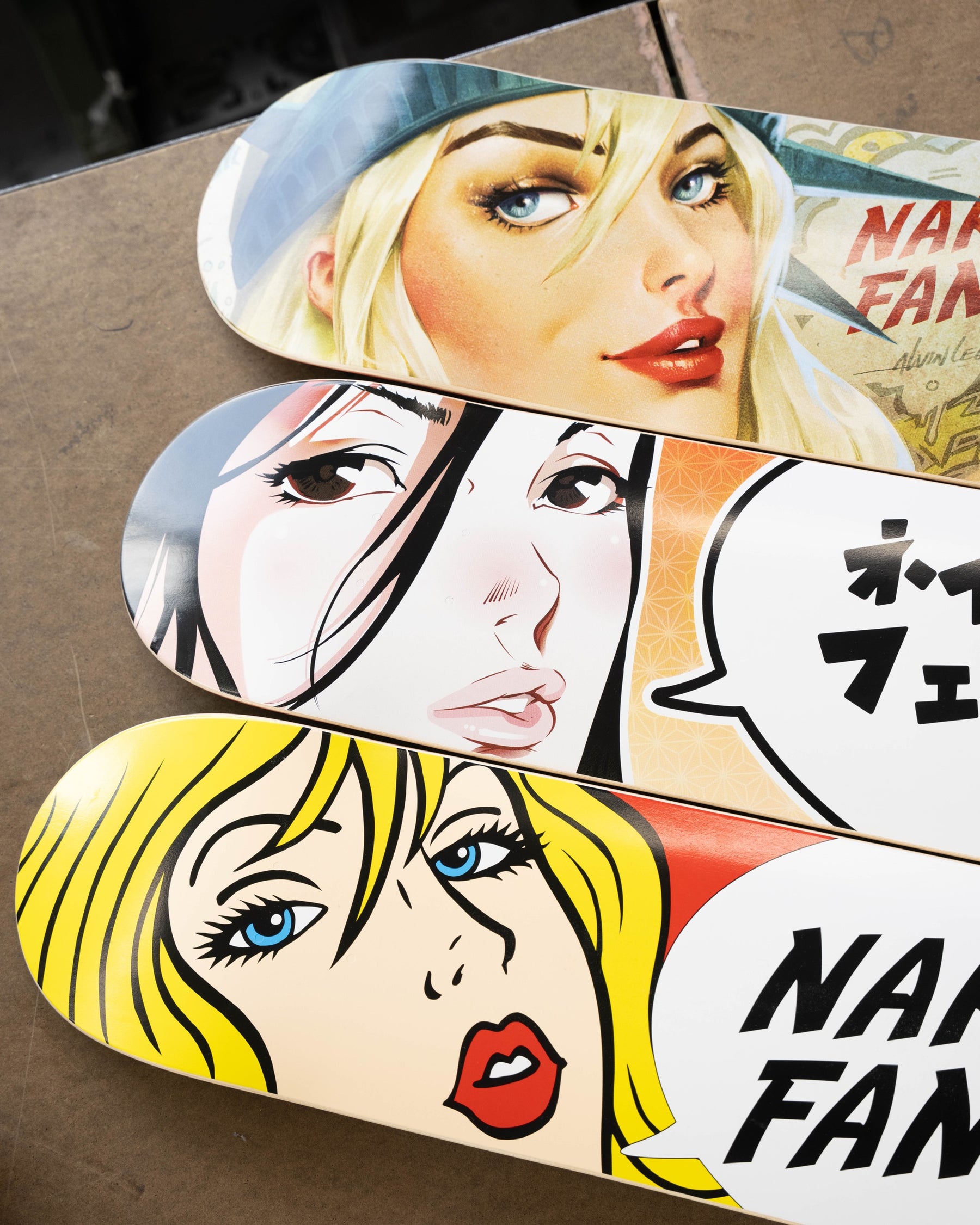 Three New Skateboard Decks, Made in Canada
