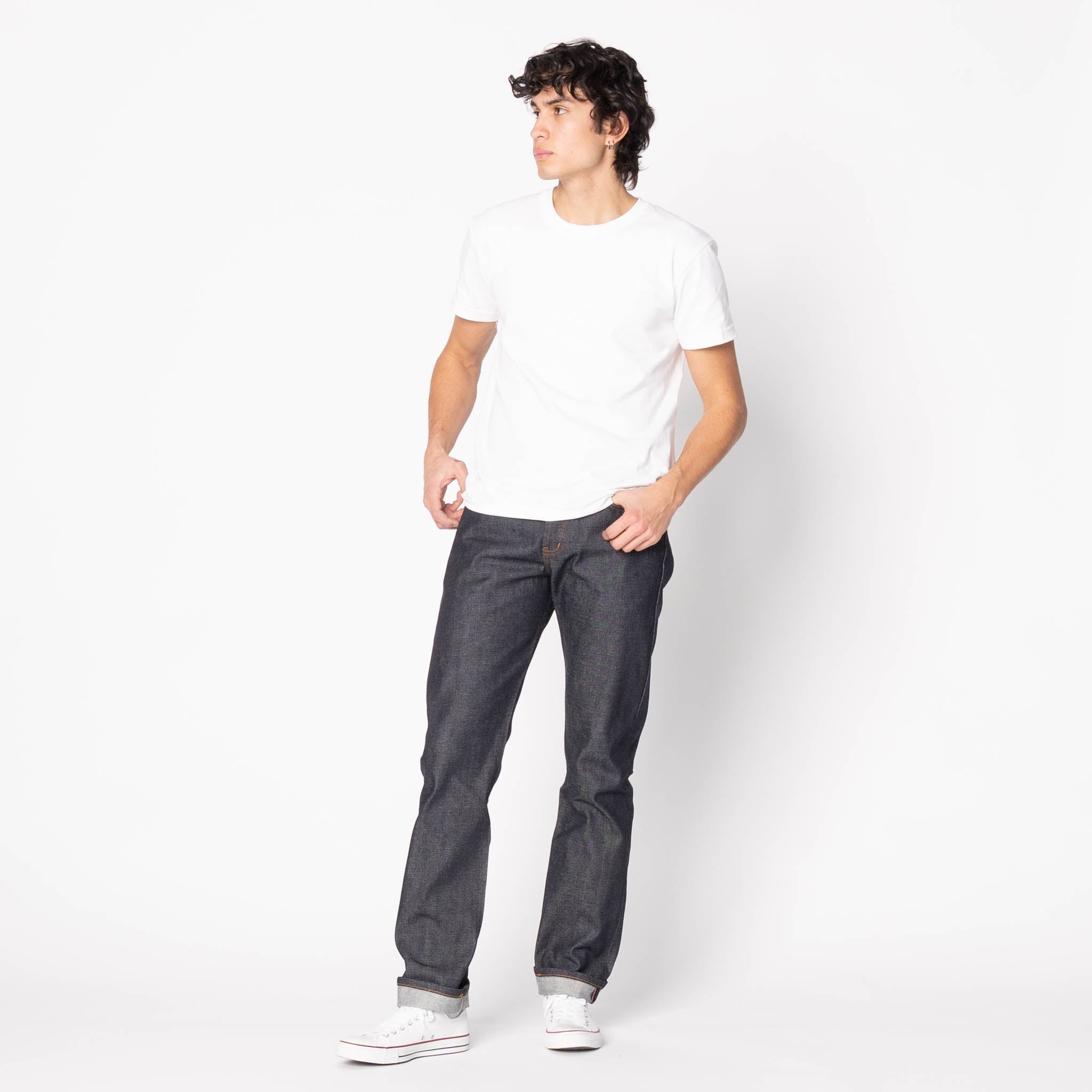Weird Guy - Dia De Los Muertos Selvedge - Indigo by Naked & Famous Denim