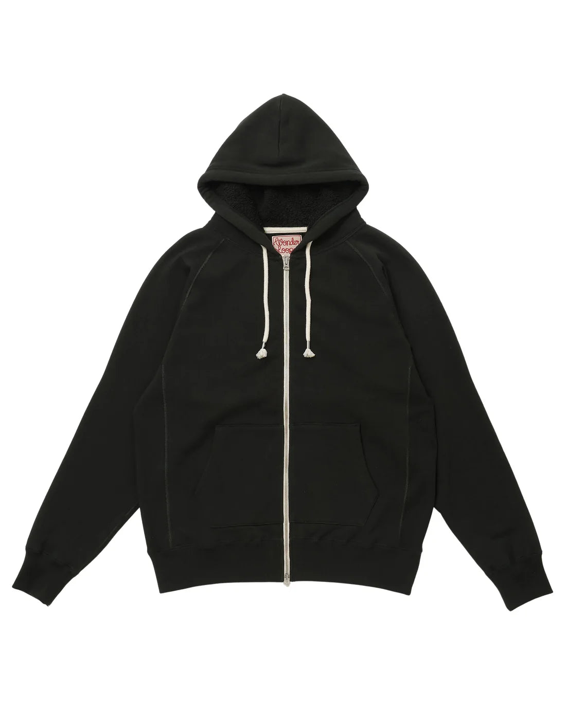 Zip Hoodie - Super Looper French Terry - Sumi by Wonder Looper