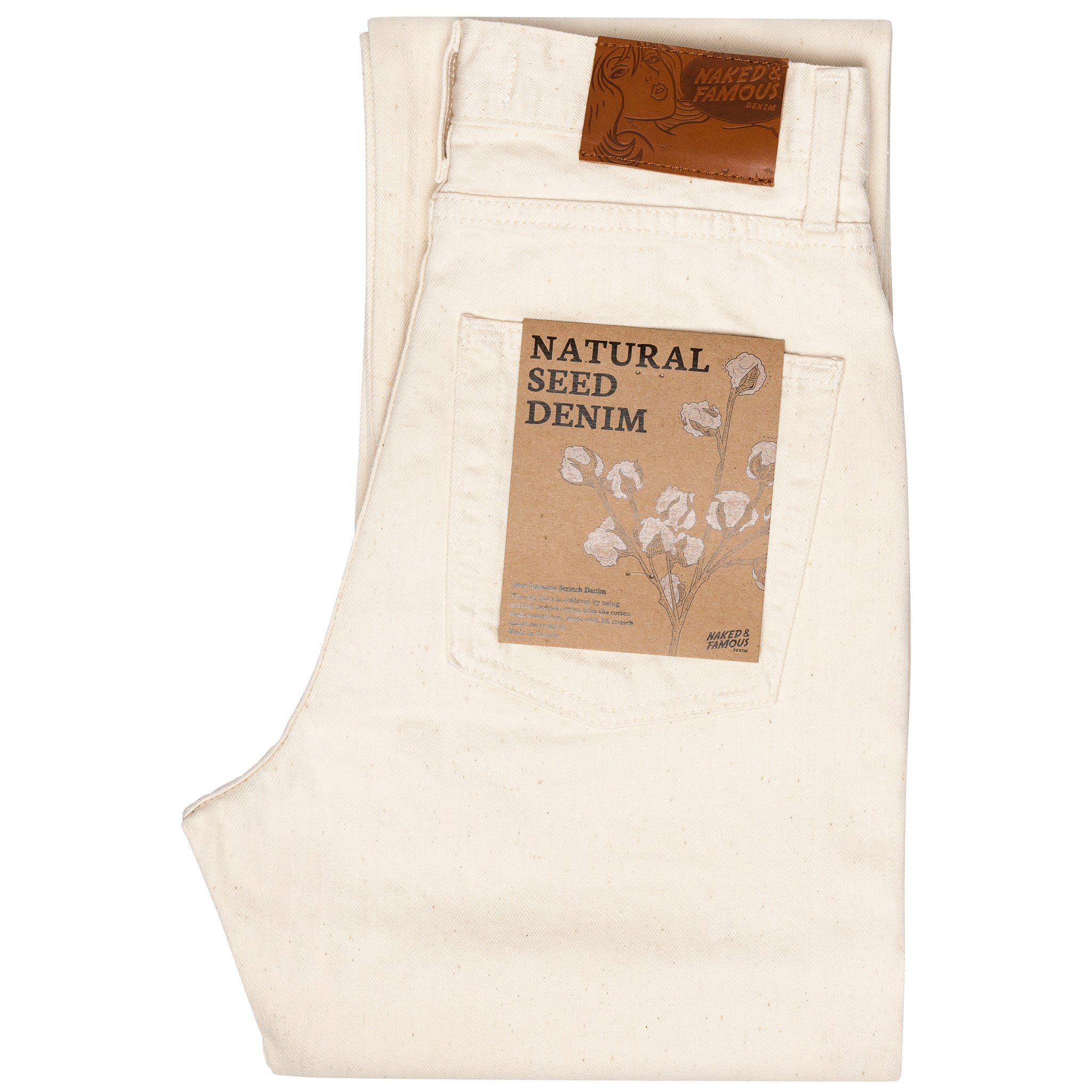 Classic - Natural Seed Denim by Naked & Famous Denim