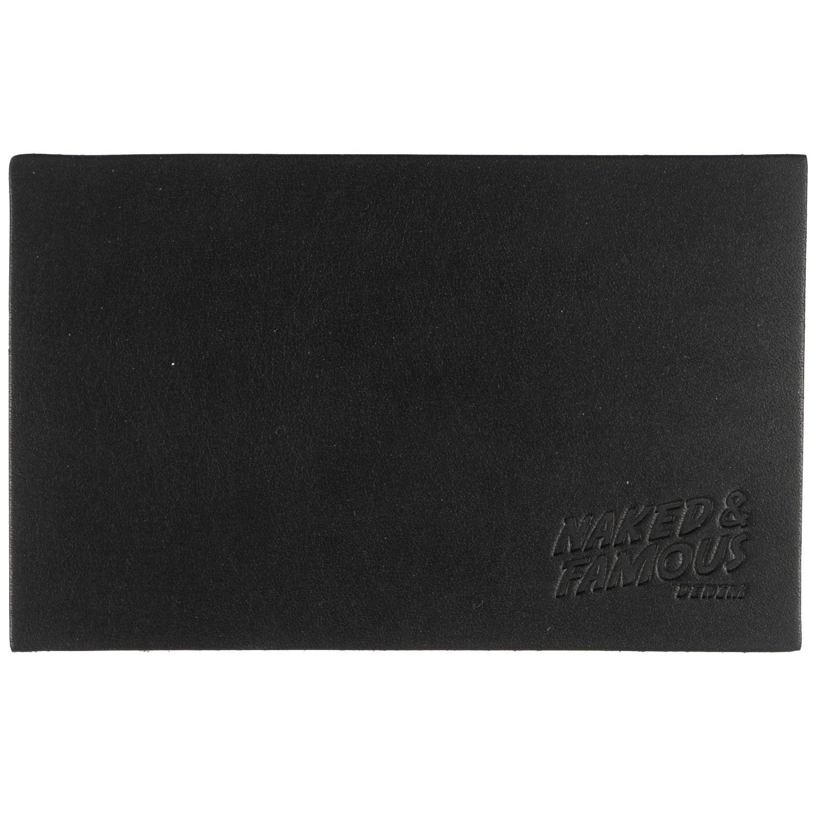Leathercraft Leather Patch- Nero Black Full Grain by Naked & Famous Denim