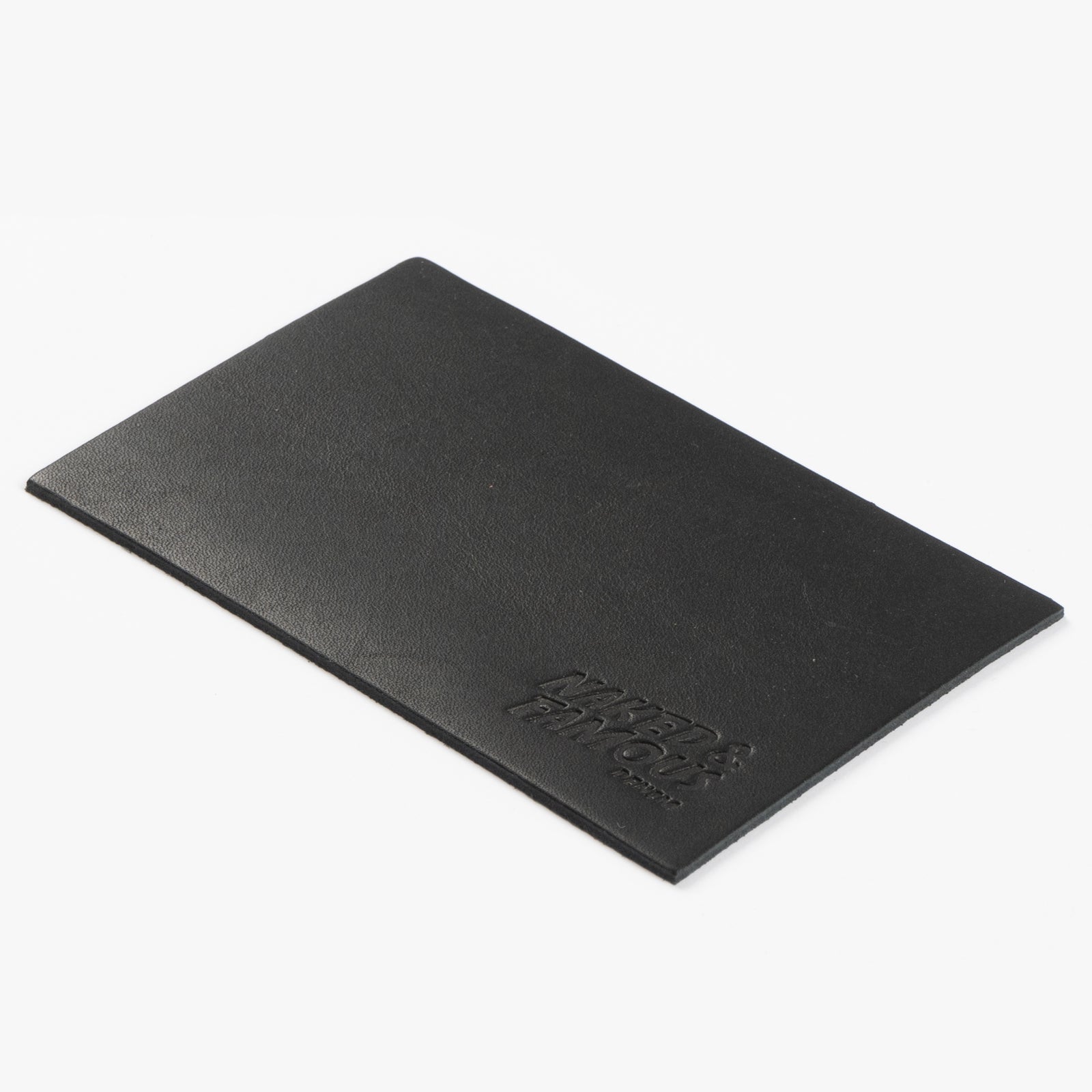 Leathercraft Leather Patch- Nero Black Full Grain by Naked & Famous Denim